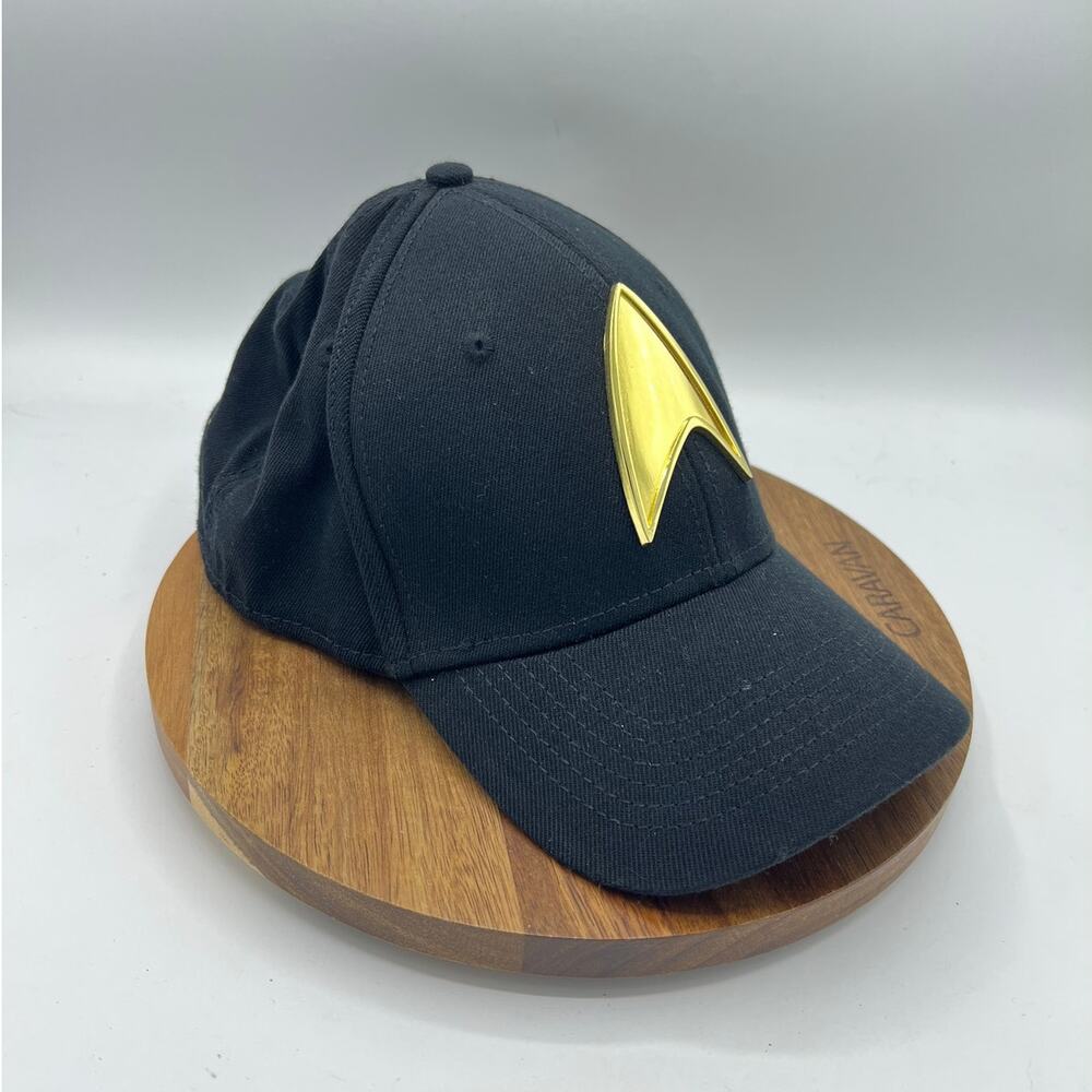 Star Trek Black Gold Starfleet Command Baseball Cap